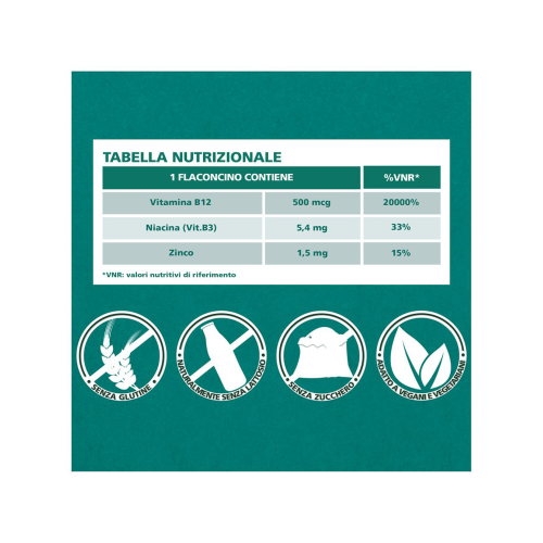 Be Total Advance B12 - Integratore di Vitamina B12 da 15 Flaconcini